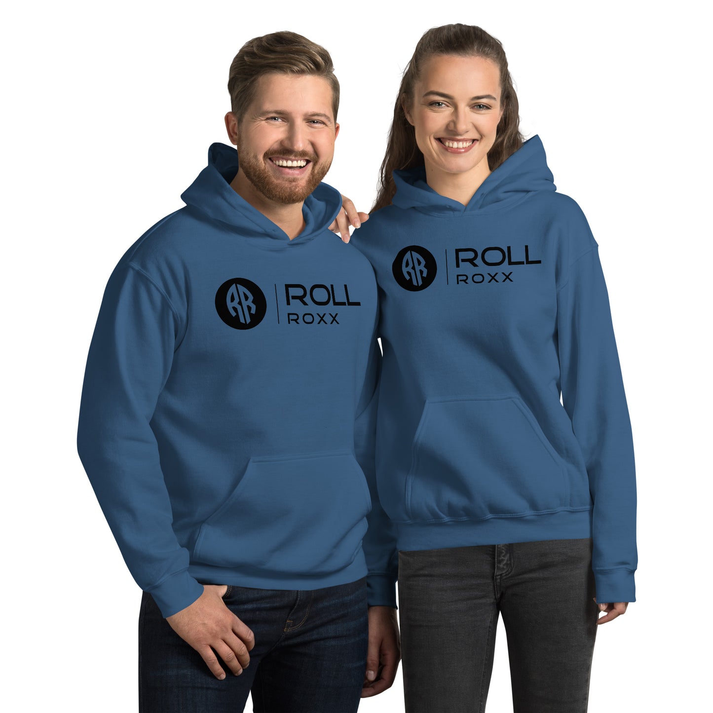 Sweat à capuche "ROLL ROXX" LOGO ONE BL