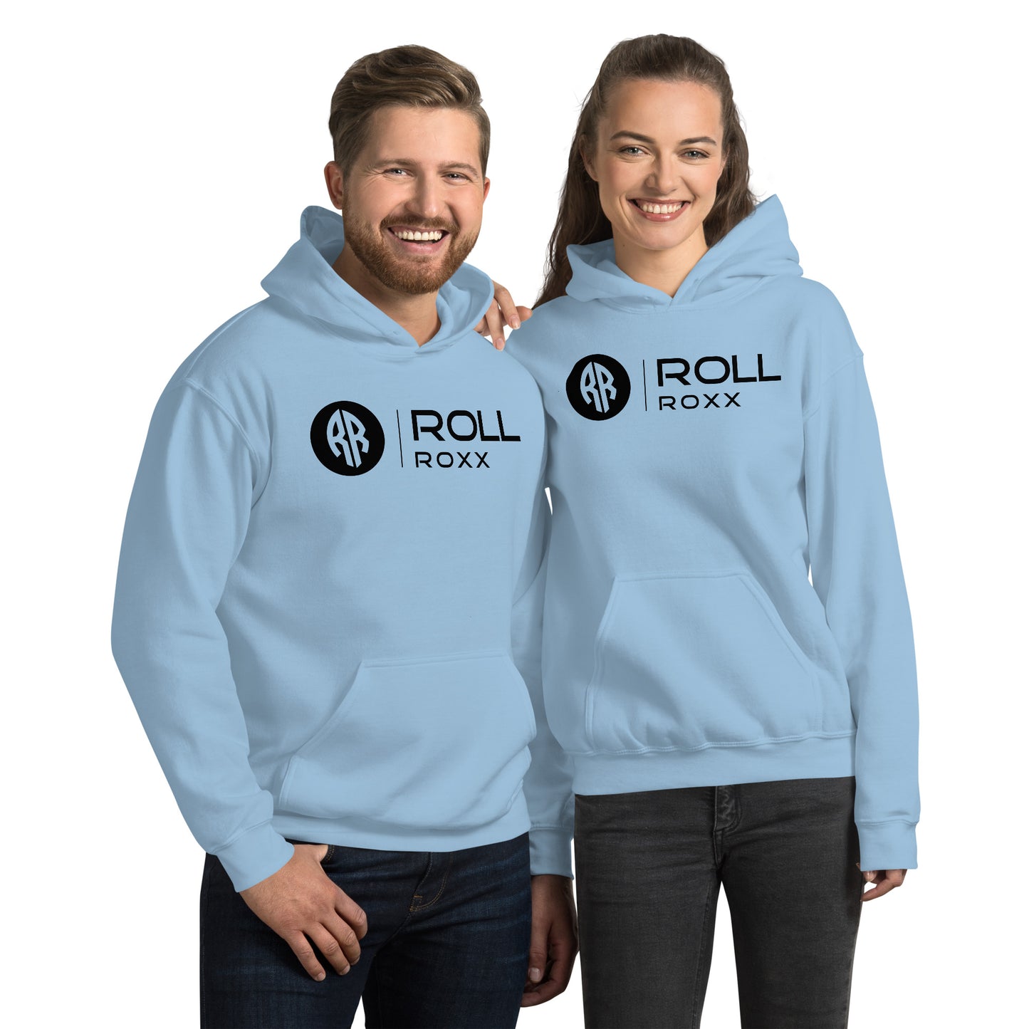 Sweat à capuche "ROLL ROXX" LOGO ONE BL